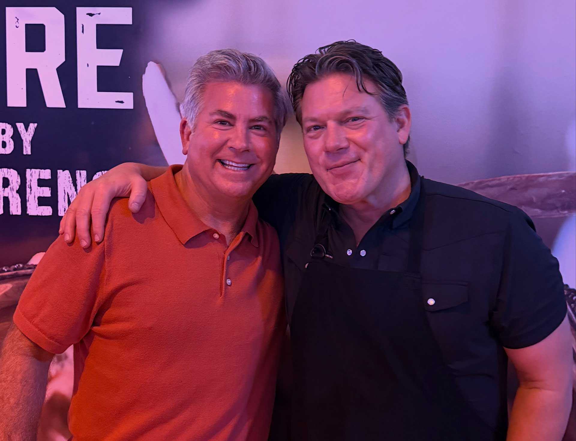 Tyler Mader and Chef Tyler Florence